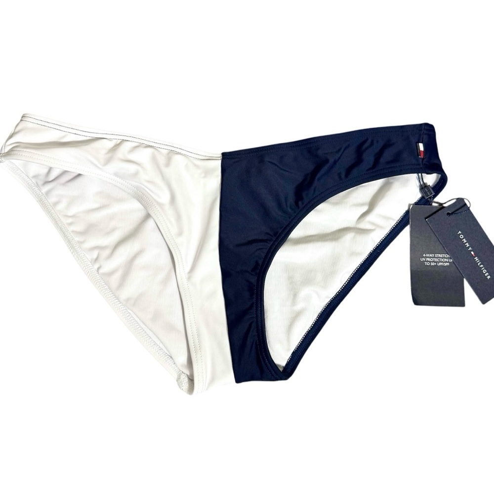 Tommy Hilfiger Women's Stretch V-Cut Bikini Swim Bottom